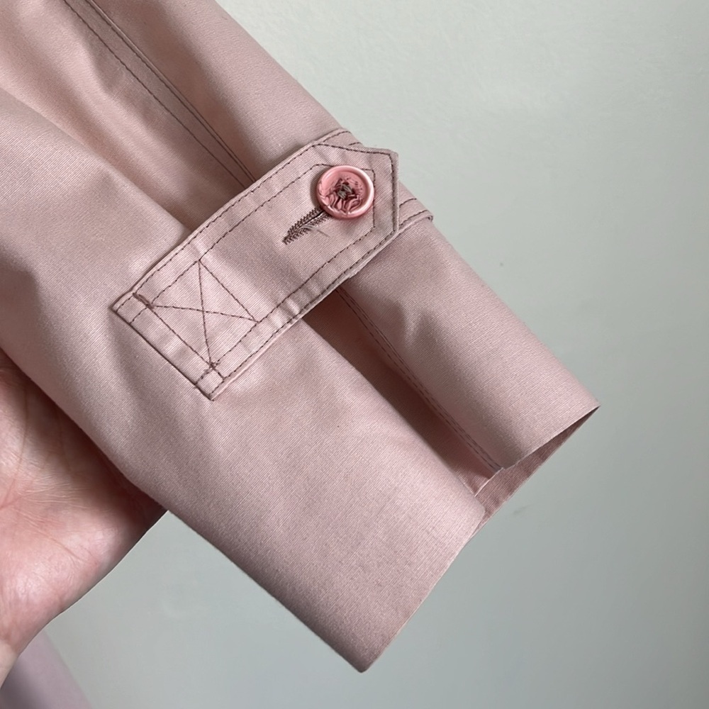 Vintage London Fog Pink Trench Coat - Picture 9 of 11